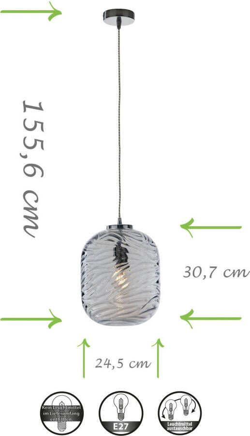 ECO-LIGHT Hanglamp Nereide hoogwaardig glas (1 stuk) - Foto 15
