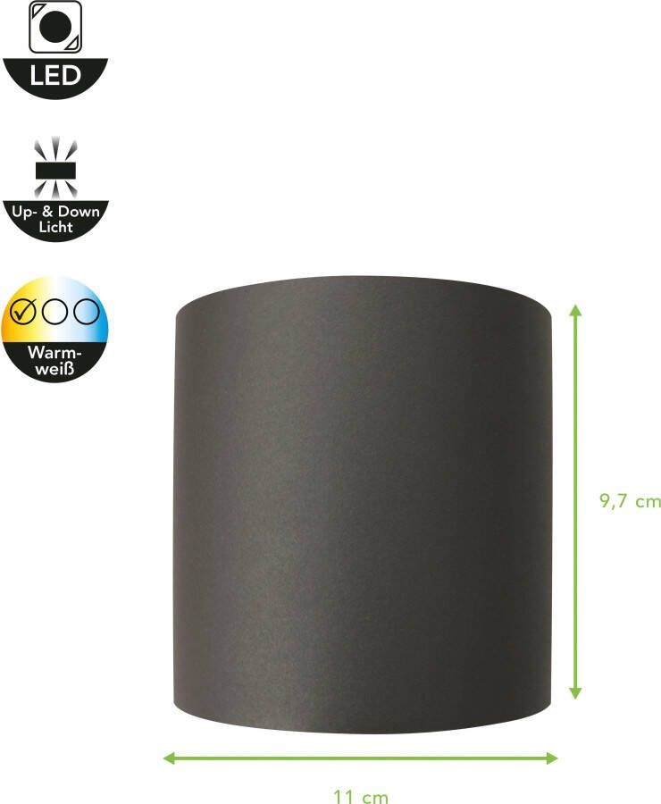 ECO-LIGHT Wandlamp voor buiten DODD (1 stuk) - Foto 2