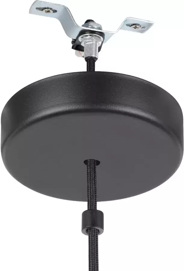 EGLO  Adwickle Hanglamp - E27 - 17 cm - Zwart Bruin - Foto 6