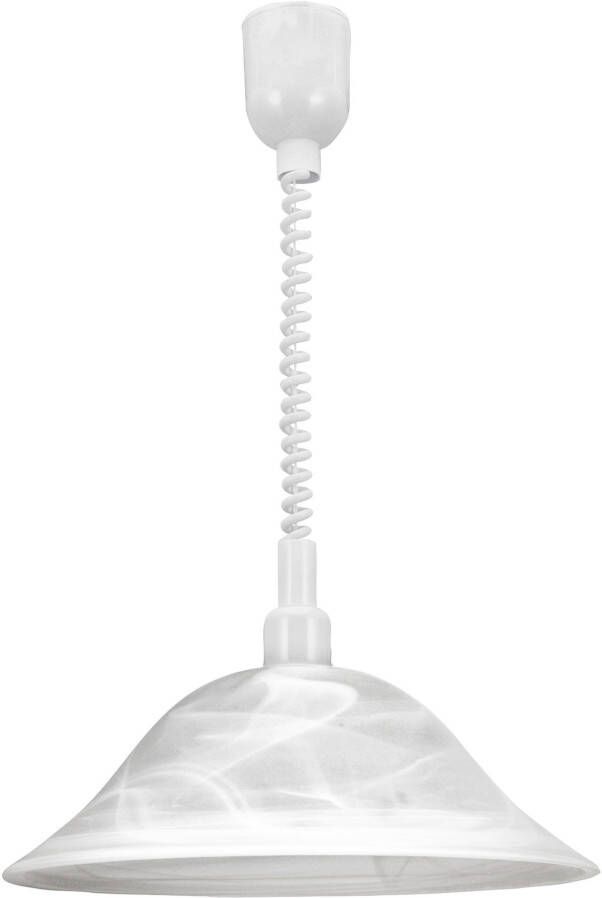 EGLO Hanglamp ALESSANDRA Hanglamp spiraalsnoer in hoogte verstelbaar keukenlamp E27 Ø 38 cm (1 stuk) - Foto 6