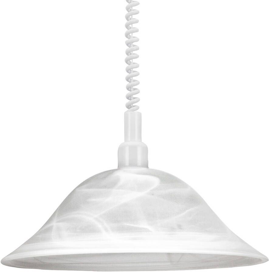 EGLO Hanglamp ALESSANDRA Hanglamp spiraalsnoer in hoogte verstelbaar keukenlamp E27 Ø 38 cm (1 stuk) - Foto 1