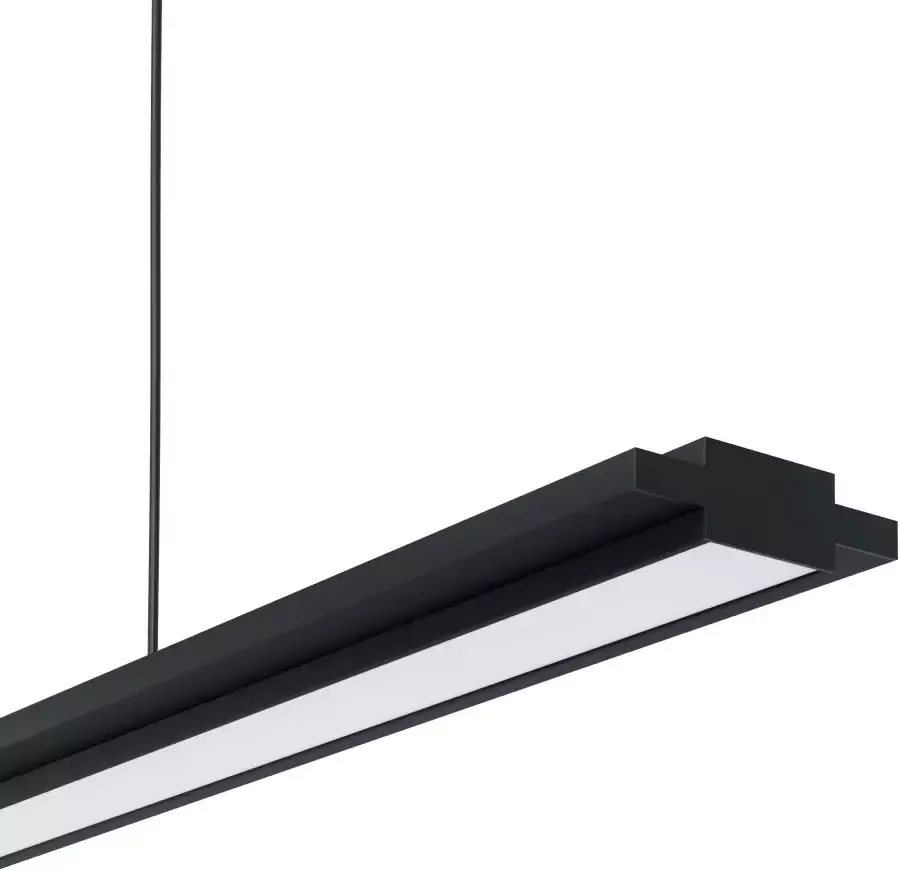 EGLO  Cambulos Hanglamp - LED - 93 5 cm - Zwart Wit - Dimbaar