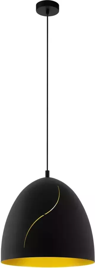 EGLO hanglamp Hunningham Ø40 5 cm zwart goud Leen Bakker