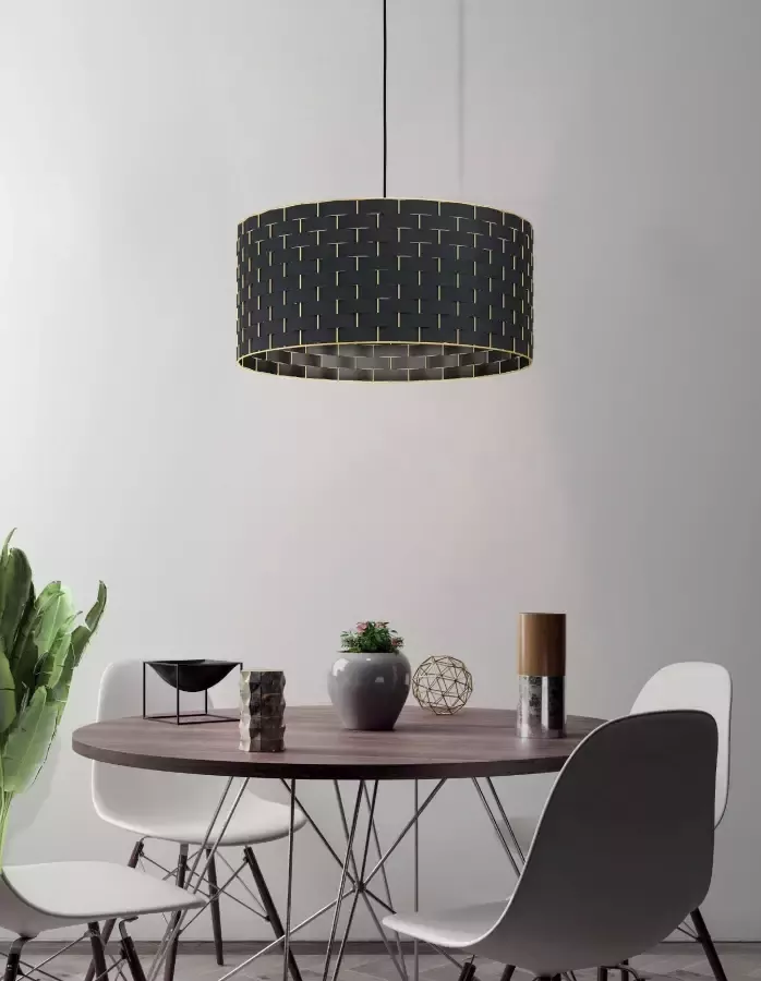 EGLO Marasales Hanglamp E27 Ø 55 cm Zwart Koper - Foto 6