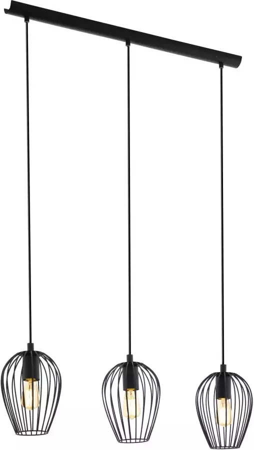 EGLO hanglamp Newtown zwart 70 cm Leen Bakker - Foto 4