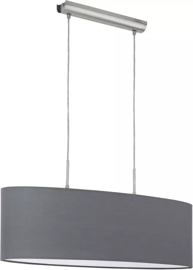 EGLO  Pasteri - Hanglamp - 2 Lichts - 75cm - Nikkel-Mat - Grijs - Foto 3