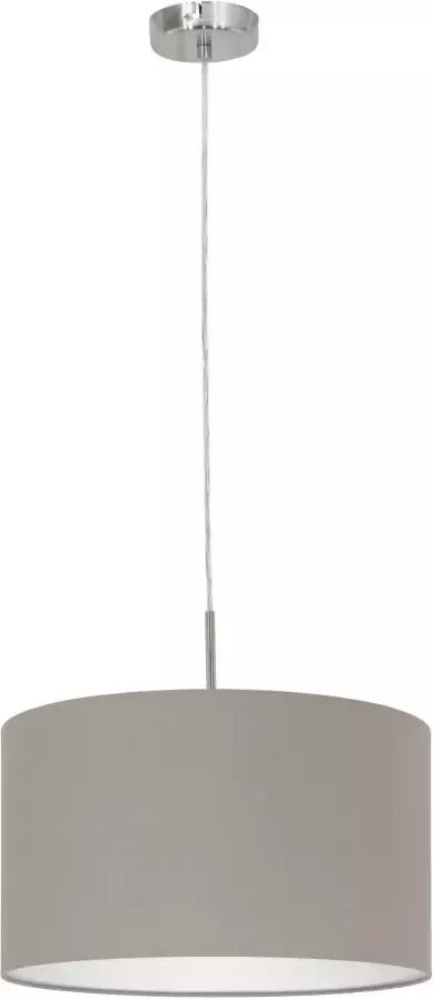 EGLO  Pasteri - Hanglamp - 1 Lichts - Ø38cm - Nikkel-Mat - Taupe - Foto 4