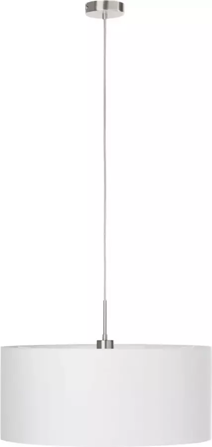 EGLO Hanglamp PASTERI wit ø53 x h110 cm excl. 1x e27 (elk max. 60 w) lamp van stof - Foto 4