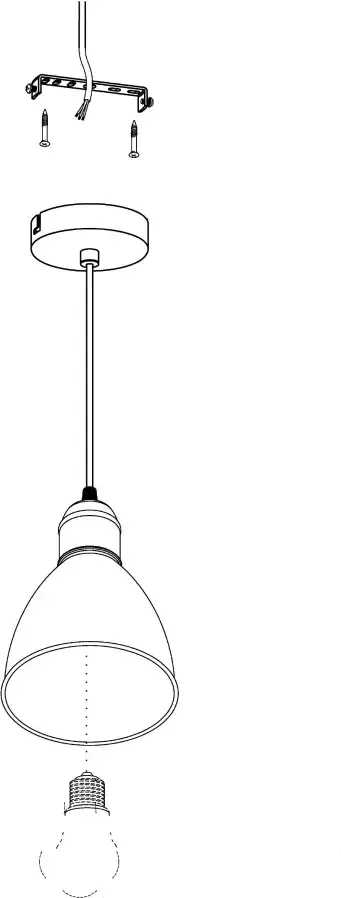 EGLO Hanglamp PRIDDY 1 koperkleur-antiek ø15 5 x h110 cm lamp van staal vintage - Foto 3