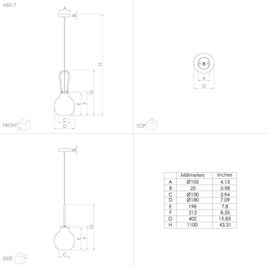 EGLO Hanglamp RODING Hanglamp in zwart en bruin van staal hout excl. E27 40W (1 stuk)