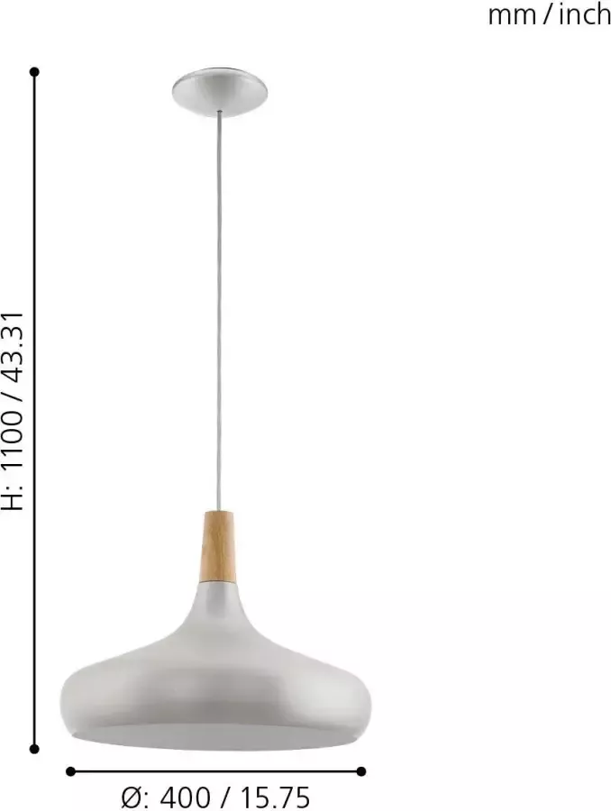 EGLO Hanglamp SABINAR Hanglicht hanglamp