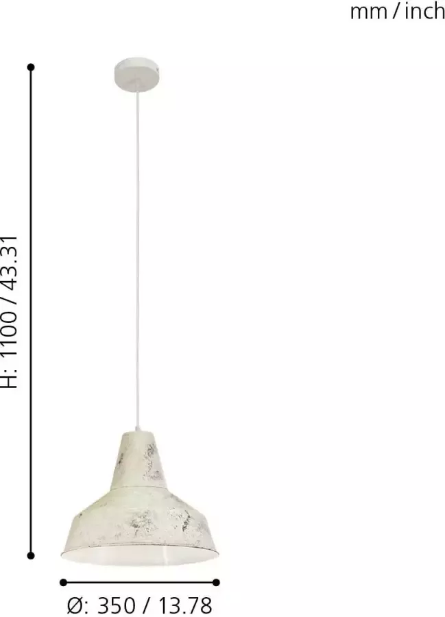 EGLO Hanglamp SOMERTON Hanglicht hanglamp - Foto 3