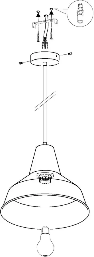 EGLO Hanglamp SOMERTON Hanglicht hanglamp - Foto 4