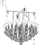 EGLO Led-plafondlamp ALMONTE chroom ø50 x h30 cm inclusief 8x g9 (elk 3w) spatwaterdicht - Thumbnail 6