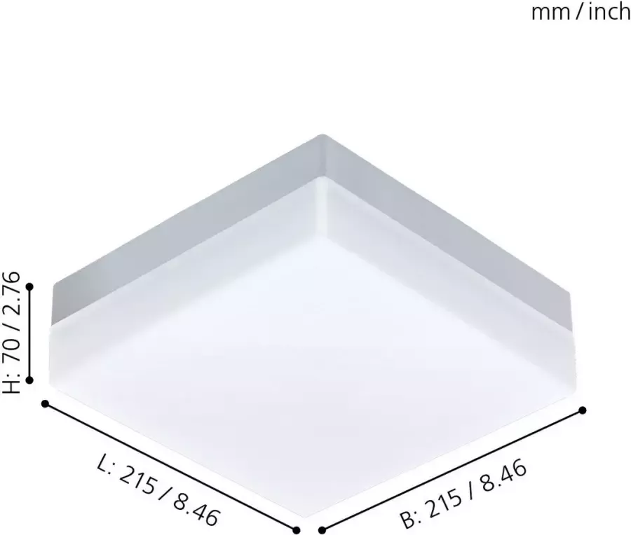 EGLO Led-plafondlamp voor buiten SONELLA Led verwisselbaar - Foto 2