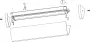 EGLO  Gita 2 Wand Plafondlamp - LED - Lengte 600mm. - Chroom - Wit - Thumbnail 4