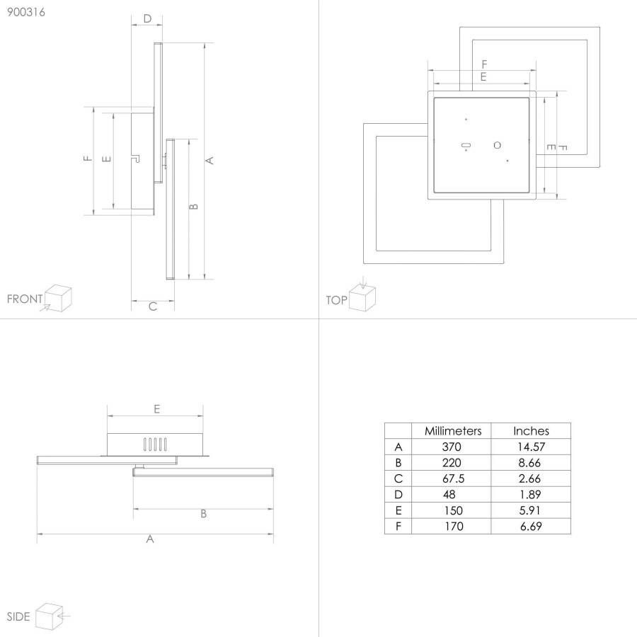 EGLO  connect.z Paranday-Z Smart Plafondlamp - 52 5 cm - Zwart Wit - Instelbaar wit licht - Dimbaar - Zigbee - Foto 2