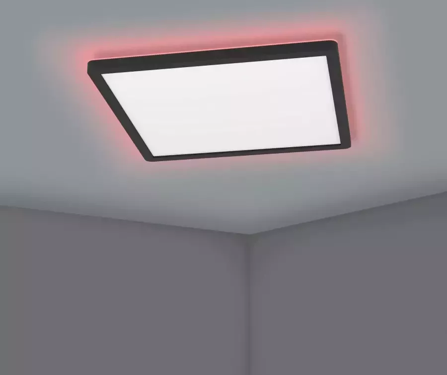 EGLO  connect.z Rovito-Z Smart Plafondlamp - 29 5 cm - Zwart Wit - Instelbaar RGB & wit licht - Dimbaar - Zigbee - Foto 7