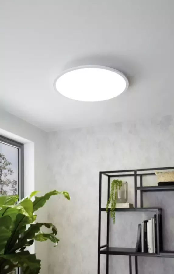 EGLO  Sarsina-A Plafondlamp - LED - Ø 60 cm - Wit - Dimbaar - Foto 5
