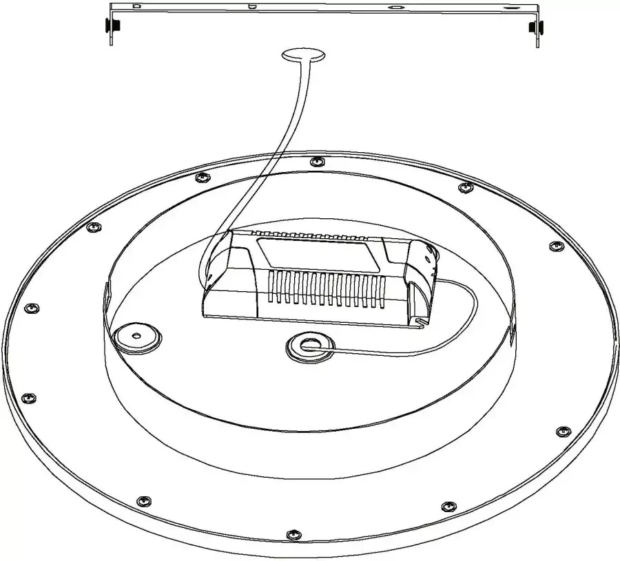 EGLO Plafondlamp SARSINA dimbaar diameter 30 cm (1 stuk) - Foto 2