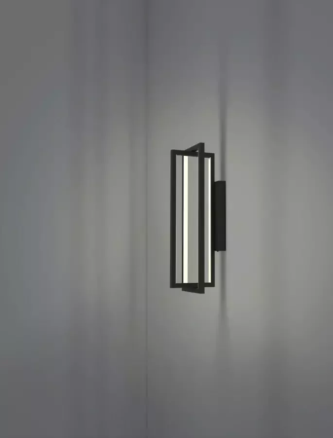 EGLO Siberia Wandlamp LED 30 cm Zwart Wit Dimbaar Instelbaar wit licht - Foto 2