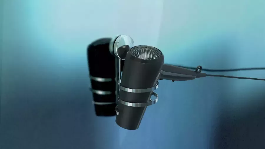 Eisl Haardrogerhouder Föhnhouder zonder boren om te plakken - Foto 3