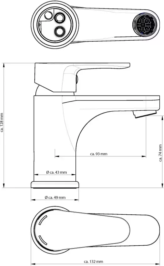 EISL CLAUDIO mengkraan wastafel | chroom - NI075CALCR