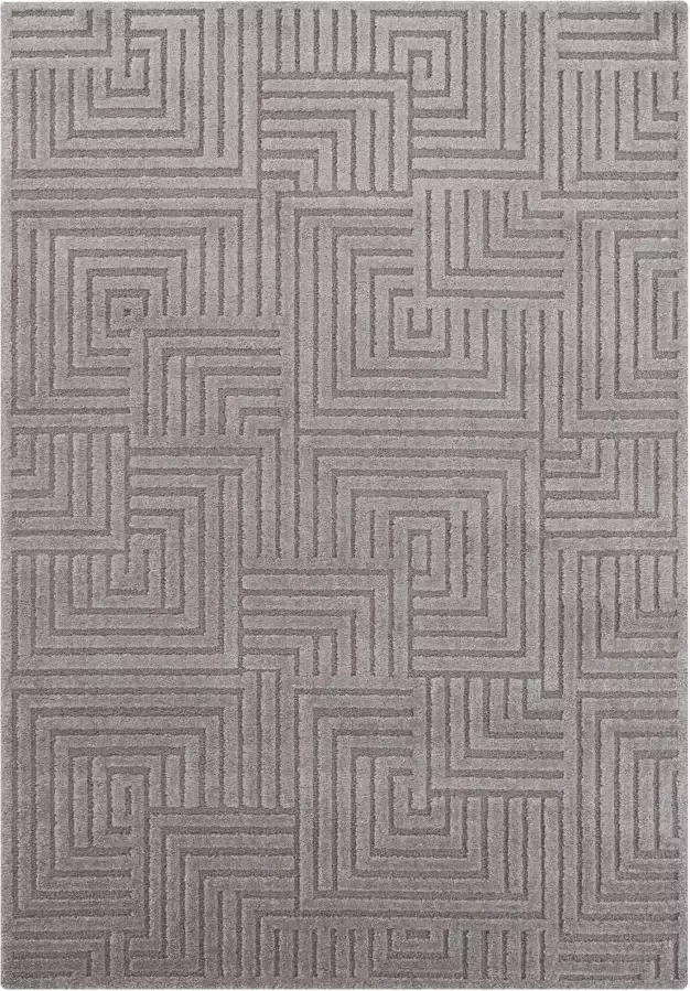 Elle Decoration Laagpolig vloerkleed Manipu grijs 120x170 cm - Foto 2