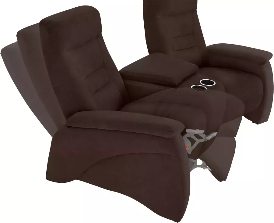 Exxpo sofa fashion 2 5-zitsbank Ascoli bioscoopsofa met hoog zitcomfort comfortabele armleuningen incl. relaxfunctie met opbergruimte en opbergruimte hoge rugleuning