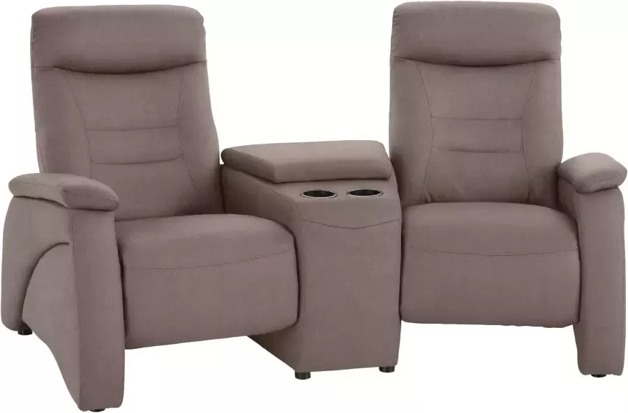 Exxpo sofa fashion 2 5-zitsbank Ascoli bioscoopsofa met hoog zitcomfort comfortabele armleuningen incl. relaxfunctie met opbergruimte en opbergruimte hoge rugleuning - Foto 4