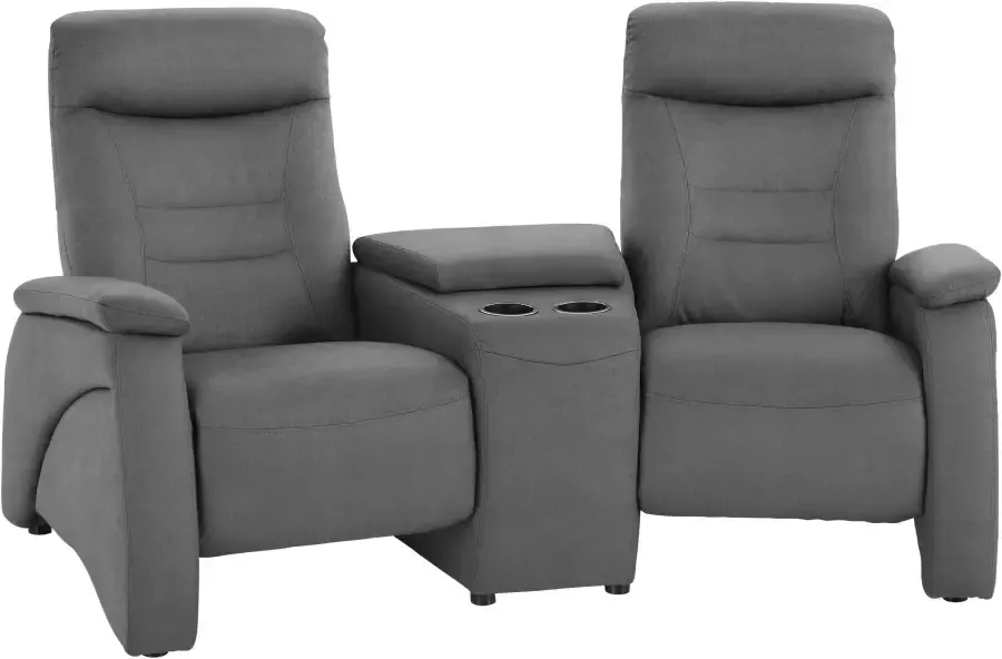 Exxpo sofa fashion 2 5-zitsbank Ascoli bioscoopsofa met hoog zitcomfort comfortabele armleuningen incl. relaxfunctie met opbergruimte en opbergruimte hoge rugleuning - Foto 4