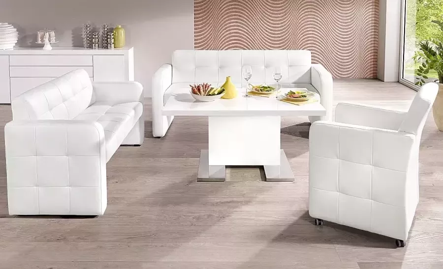 Exxpo sofa fashion 2-zitsbank Barista modern en comfortabel hoog zitcomfort moderne zit- en rugverwerking vrij in de ruimte te plaatsen - Foto 4