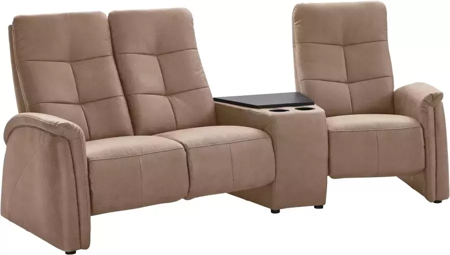 Exxpo sofa fashion 3-zitsbank Tivoli bioscoopsofa met relaxfunctie met bijzettafel en opbergruimte - Foto 4