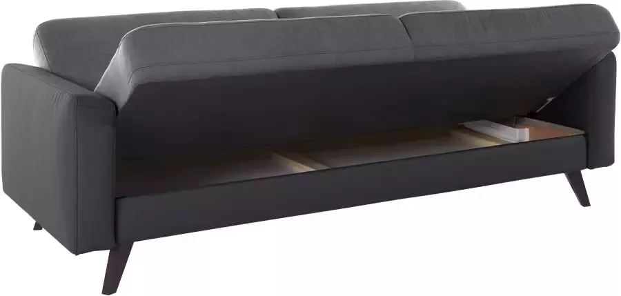 Exxpo sofa fashion 3-zitsbank Samso elegant en comfortabel geweldig zitcomfort slaapbank Kipbank inclusief bedfunctie en bedlade comfortabele zithoogte 49 cm - Foto 4