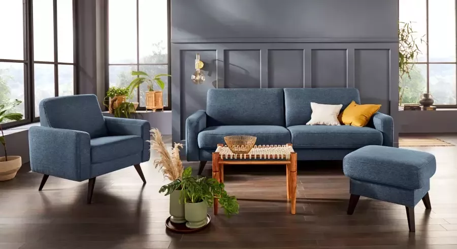 Exxpo sofa fashion 3-zitsbank Samso elegant en comfortabel geweldig zitcomfort slaapbank Kipbank inclusief bedfunctie en bedlade comfortabele zithoogte 49 cm - Foto 2