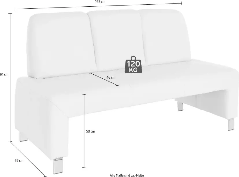 exxpo sofa fashion Bank Intenso Vrij verstelbaar in de kamer