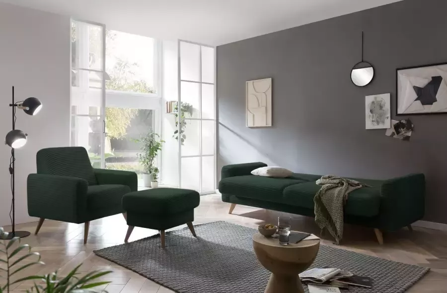 Exxpo sofa fashion 3-zitsbank Samso Inclusief bedfunctie en bedkist - Foto 4