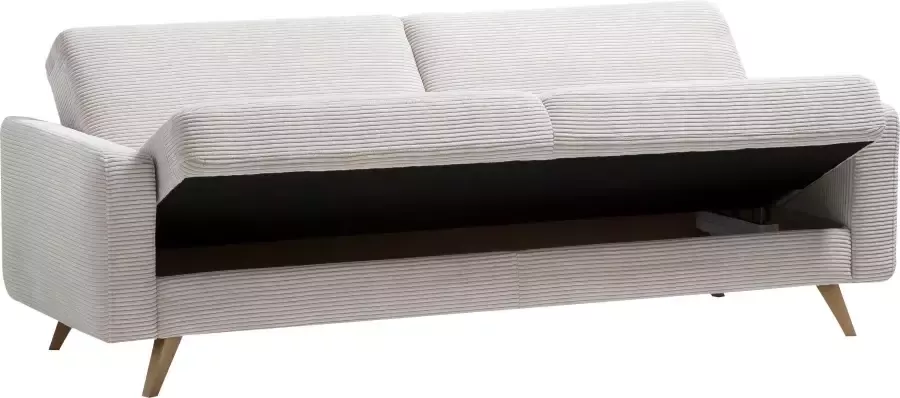 Exxpo sofa fashion 3-zitsbank Samso Inclusief bedfunctie en bedkist - Foto 8