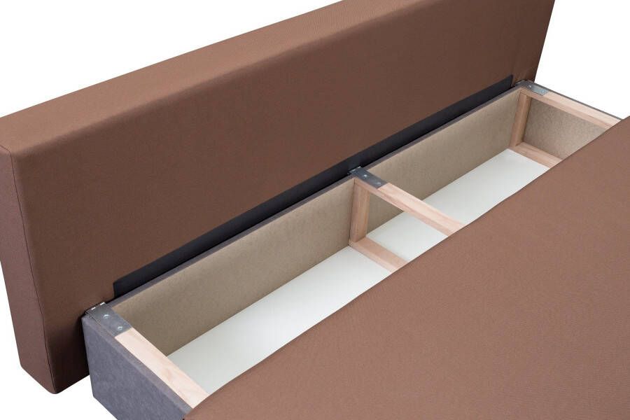 Exxpo sofa fashion 3-zitsbank Tabou motorfiets met slaapbank functie en bedbox incl. losse sier- en rugkussens - Foto 2