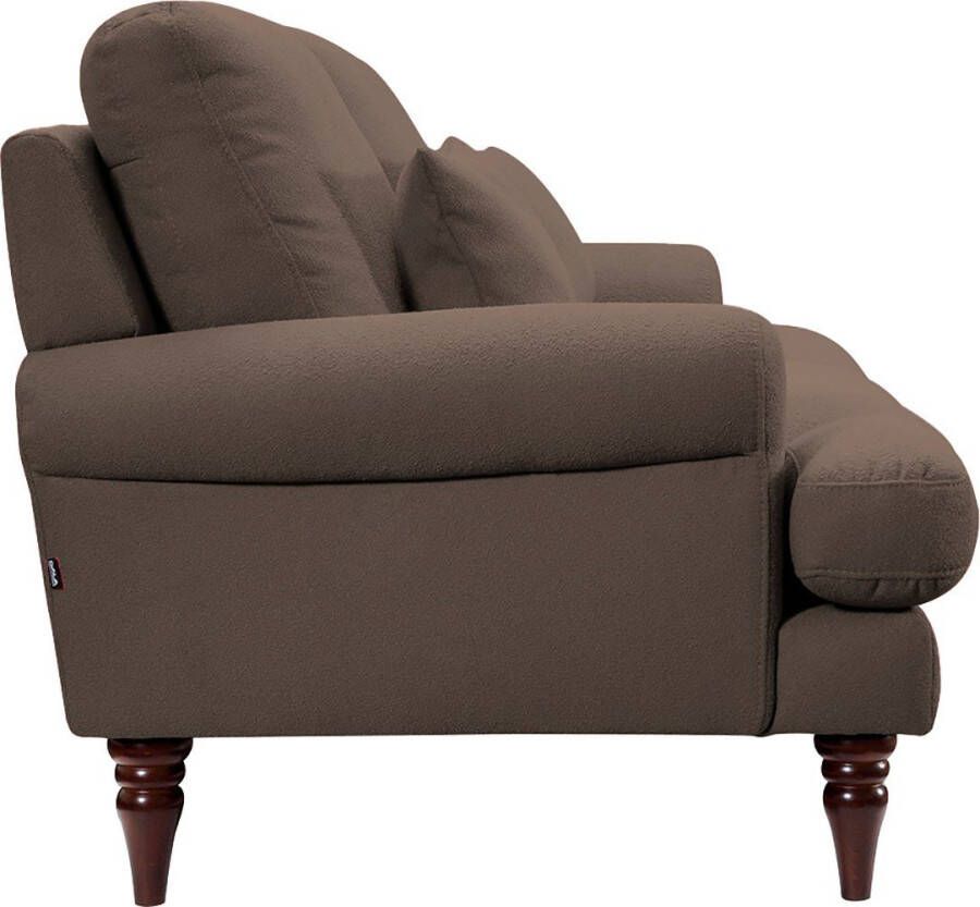 Exxpo sofa fashion 3-zitsbank inclusief schuimstof-vlokkenvulling houten poten en sierkussens - Foto 2