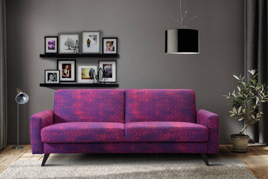 Exxpo sofa fashion 3-zitsbank met slaapbank functie bedlade en houten poten - Foto 2