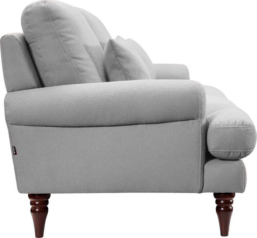 Exxpo sofa fashion 3-zitsbank inclusief schuimstof-vlokkenvulling houten poten en sierkussens - Foto 2