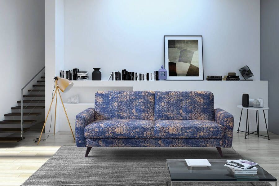 Exxpo sofa fashion 3-zitsbank met slaapbank functie bedlade en houten poten - Foto 2