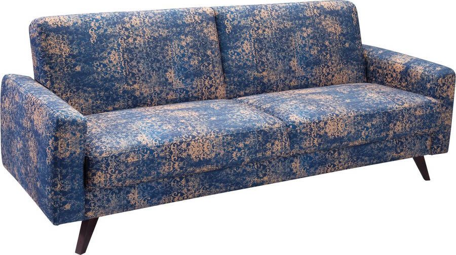 Exxpo sofa fashion 3-zitsbank met slaapbank functie bedlade en houten poten - Foto 3