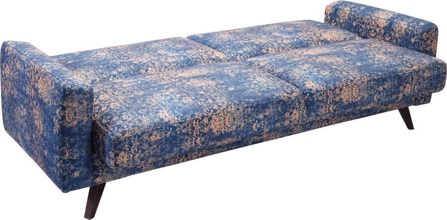 Exxpo sofa fashion 3-zitsbank met slaapbank functie bedlade en houten poten - Foto 5