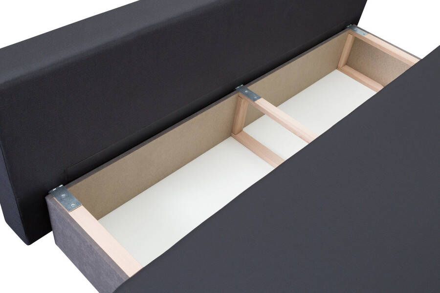 Exxpo sofa fashion 3-zitsbank met slaapbank functie en bedbox incl. losse sier- en rugkussens