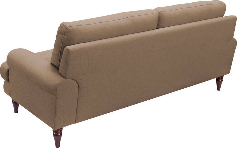 Exxpo sofa fashion 3-zitsbank inclusief schuimstof-vlokkenvulling houten poten en sierkussens - Foto 5