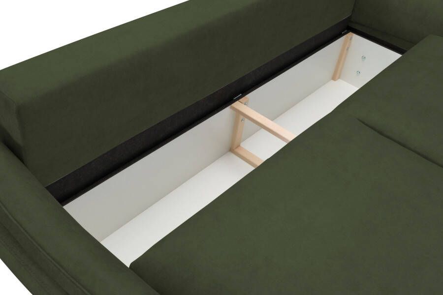 Exxpo sofa fashion 3-zitsbank incl. boxspring binnenvering slaapbank functie en bedbox - Foto 2