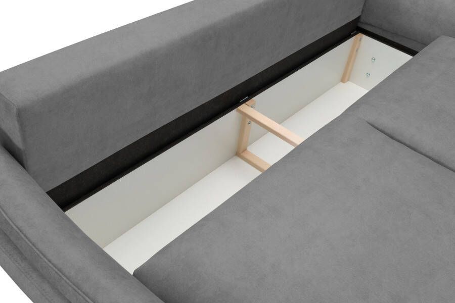 Exxpo sofa fashion 3-zitsbank incl. boxspring binnenvering slaapbank functie en bedbox - Foto 2