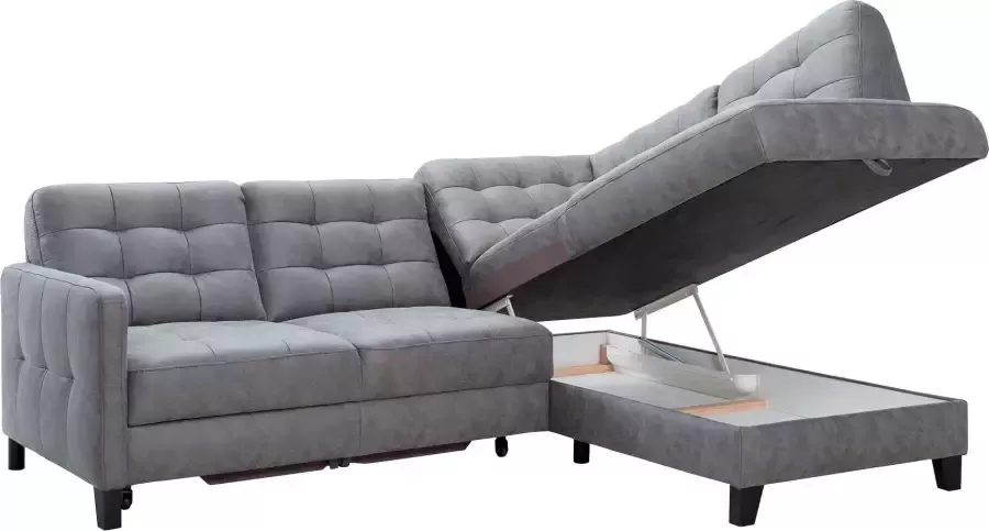 Exxpo sofa fashion Hoekbank Elio compact en comfortabel handig tijdloos design L-vorm